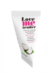 Съедобное согревающее массажное масло Love Me Tender Cocos с ароматом кокоса - 10 мл. - Love to Love - купить с доставкой в Северске