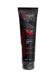 Интимный гель на водной основе Lube Tube Strawberry с клубничным вкусом - 100 мл. - ORGIE - купить с доставкой в Северске