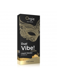 Съедобный гель Dual Vibe Pina Colada с эффектом вибрации и вкусом коктейля пина колада - 15 мл. - ORGIE - купить с доставкой в Северске