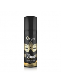 Съедобный гель Dual Vibe Pina Colada с эффектом вибрации и вкусом коктейля пина колада - 15 мл. - ORGIE - купить с доставкой в Северске