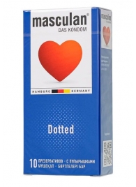 Презервативы с пупырышками Masculan Dotted - 10 шт. - Masculan - купить с доставкой в Северске