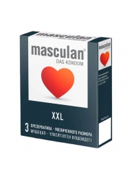Презервативы увеличенного размера Masculan XXL - 3 шт. - Masculan - купить с доставкой в Северске