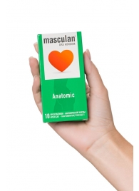 Презервативы анатомической формы Masculan Anatomic - 10 шт. - Masculan - купить с доставкой в Северске