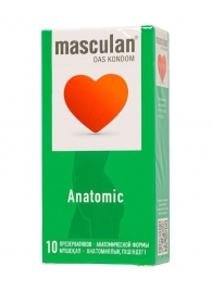 Презервативы анатомической формы Masculan Anatomic - 10 шт. - Masculan - купить с доставкой в Северске