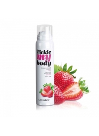 Массажная хрустящая пенка Tickle My Body Strawberry с ароматом клубники - 150 мл. - Love to Love - купить с доставкой в Северске