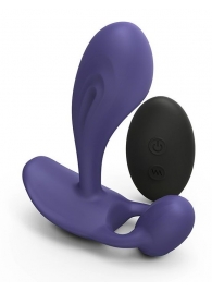 Темно-синий вибромассажер Witty P G Vibrator with Remote Control - Love to Love - в Северске купить с доставкой