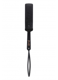 Черный кожаный пэддл - 37 см. - Pecado - купить с доставкой в Северске