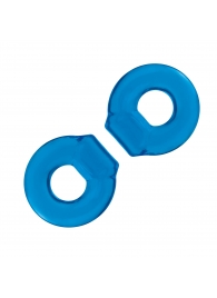 Комплект из двух колец для пениса 2-Pack Ultra-Stretch Stamina Endurance Ring - BlueLine - в Северске купить с доставкой