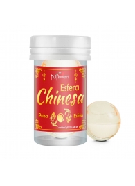 Интимный гель Chinesa Esfera с охлаждающе-пульсирующим эффектом (2 шарика по 3 гр.) - HotFlowers - купить с доставкой в Северске