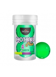 Лубрикант на силиконовой основе Hot Ball Plus с покалывающим эффектом (2 шарика по 3 гр.) - HotFlowers - купить с доставкой в Северске