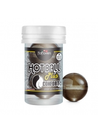 Анальный лубрикант на масляной основе Hot Ball Plus Conforto (2 шарика по 3 гр.) - HotFlowers - купить с доставкой в Северске