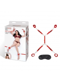 Красная фиксация на матрас Classic Bedspreader - Lux Fetish - купить с доставкой в Северске