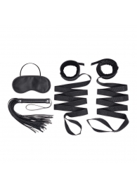 Эротический набор 4PC Bondage Bed Strap   Flogger Kit - Lux Fetish - купить с доставкой в Северске
