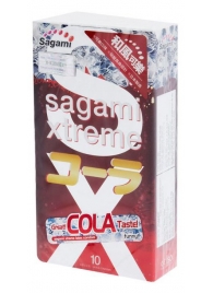 Ароматизированные презервативы Sagami Xtreme COLA - 10 шт. - Sagami - купить с доставкой в Северске