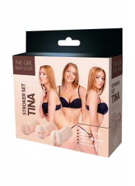 Набор из 3 мастурбаторов The Girl Next Door Tina - Dream Toys - в Северске купить с доставкой