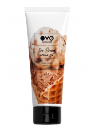 Лубрикант на водной основе OYO Aroma Gel Ice Cream с ароматом пломбира - 75 мл. - OYO - купить с доставкой в Северске