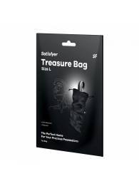 Черный мешочек для хранения игрушек Treasure Bag L - Satisfyer - купить с доставкой в Северске