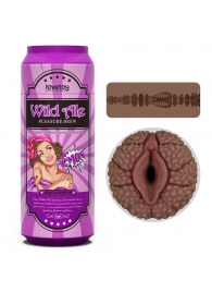 Коричневый мастурбатор-вагина Pleasure Brew Masturbator-Wild Ale в банке - Lovetoy - в Северске купить с доставкой