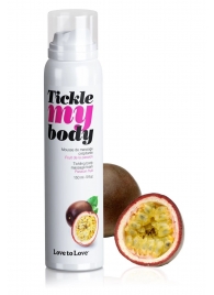 Массажная хрустящая пенка Tickle my body с ароматом маракуйи - 150 мл. - Love to Love - купить с доставкой в Северске