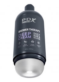 Мастурбатор в бутылке Shower Therapy Deep Cream - Pipedream - в Северске купить с доставкой