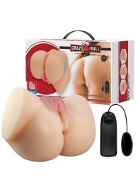 Телесный мастурбатор-полуторс Emilia с вибрацией - Baile - в Северске купить с доставкой