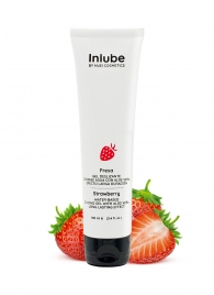 Лубрикант на водной основе Nuei Inlube с алоэ вера и ароматом клубники - 100 мл. - Nuei cosmetics - купить с доставкой в Северске