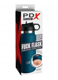Мастурбатор-вагина в синей колбе F*ck Flask - Pipedream - в Северске купить с доставкой