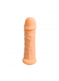Телесный фаллоудлинитель Extra Size Bubbles - 15,5 см. - Lola Games - в Северске купить с доставкой