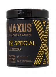 Презервативы с точками и рёбрами MAXUS Special - 12 шт. - Maxus - купить с доставкой в Северске