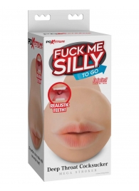 Телесный мастурбатор-ротик Deep Throat Cocksucker - Pipedream - в Северске купить с доставкой