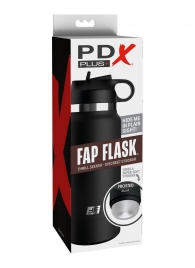 Черный мастурбатор в виде бутылки Fap Flask - Pipedream - в Северске купить с доставкой