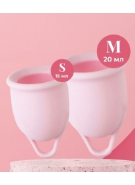 Набор из 2 розовых менструальных чаш Aura - HOT planet - купить с доставкой в Северске