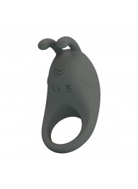 Серое эрекционное кольцо с вибрацией Master Ring - Baile - в Северске купить с доставкой