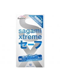 Презервативы Sagami Xtreme Ultrasafe с двойным количеством смазки - 10 шт. - Sagami - купить с доставкой в Северске