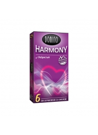 Презервативы с рёбрышками Domino Harmony - 6 шт. - Domino - купить с доставкой в Северске