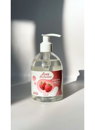 Лубрикант на водной основе Love Protection Raspberry с ароматом малины - 300 мл. - Lola Games - купить с доставкой в Северске