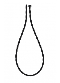 Черный уретральный массажер Glide Extra Small - 30 см. - Lola Games - купить с доставкой в Северске