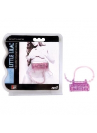 Эрекционное кольцо с вибратором LITTLE LILAC - Dream Toys - в Северске купить с доставкой