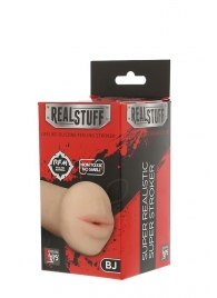 Нежный мастурбатор-ротик REALSTUFF 5INCH MASTURBATOR BJ - Dream Toys - в Северске купить с доставкой