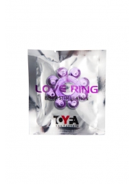 Мягкая фиолетовая гелевая насадка - Toyfa Basic - в Северске купить с доставкой