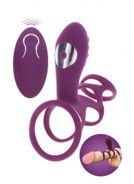 Фиолетовая эрекционная вибронасадка Halo Halo C-Ring Sleeve - Toy Joy - в Северске купить с доставкой