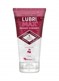 Интимный гель-смазка на водной основе Lubrimax Magic Cherry - 75 мл. - ИнтелБИО - купить с доставкой в Северске