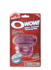 Фиолетовое эрекционное виброкольцо OWOW PURPLE - Screaming O - в Северске купить с доставкой