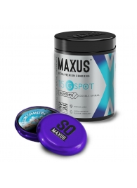 Гладкие презервативы Maxus G spot с двойной спиралью - 15 шт. - Maxus - купить с доставкой в Северске