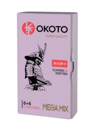 Презервативы OKOTO Mega Mix - 12 шт. - Sitabella - купить с доставкой в Северске