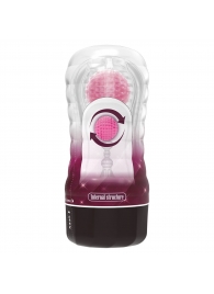 Прозрачный текстурированный мастурбатор Vacuum Cup Masturbator Black Hole - Baile - в Северске купить с доставкой