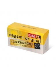 Презервативы увеличенного размера Sagami Original 0.02 XL-size - 12 шт. - Sagami - купить с доставкой в Северске