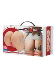 Телесный мастурбатор-полуторс Hailey с вибрацией - Baile - в Северске купить с доставкой