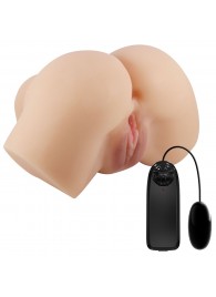 Телесный мастурбатор-полуторс Hailey с вибрацией - Baile - в Северске купить с доставкой