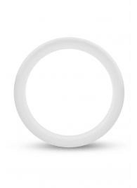 Белое люминесцентное эрекционное кольцо Silicone Glo Cock Ring - Blush Novelties - в Северске купить с доставкой